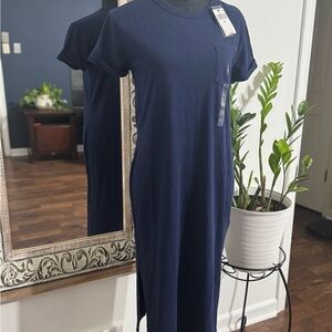 Size SMALL-Brand NEW with sales tags: Polo Ralph Lauren Deep Blue Tee Dress
